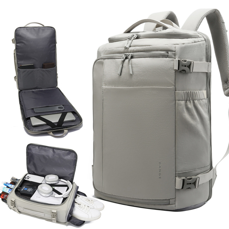 Modern Minimalist Backpack for Men & Women - Large Capacity Casual Laptop Rucksack for Uni & Work - Sleek Lightweight Travel Bag - Practical Cabin Pack for Students & Holidays
