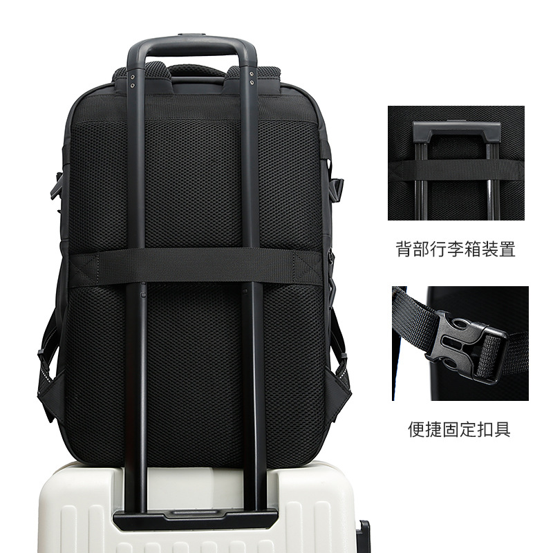 Vacuum Compression Travel Backpack | With Electric Pump to Save Space | 36-55L Water-Resistant Carry-On #TravelHack