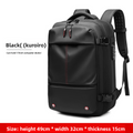 Vacuum Compression Travel Backpack - Large Capacity Business Laptop Bag - Durable TPU Water-Resistant Rucksack - Expandable Cabin Bag for Commuting & Flights