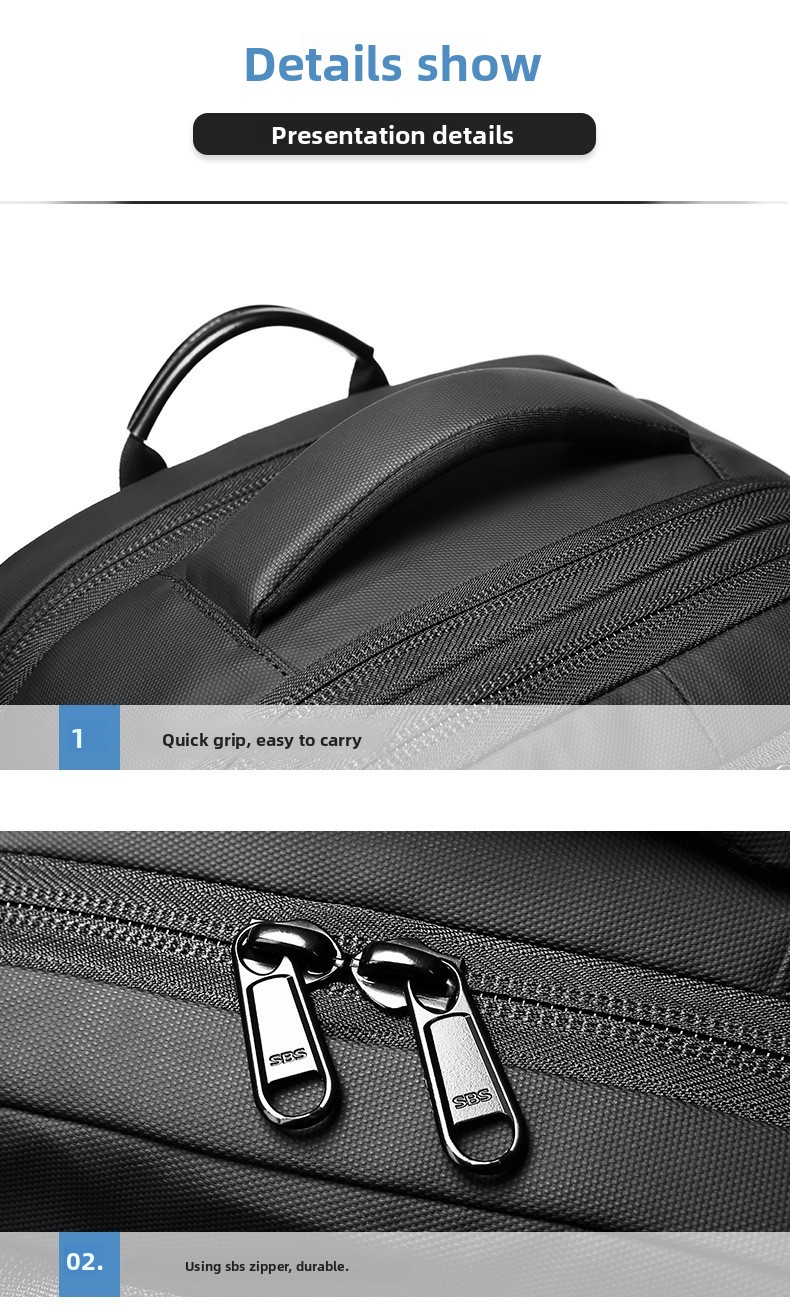 Vacuum Compression Travel Backpack - Large Capacity Business Laptop Bag - Durable TPU Water-Resistant Rucksack - Expandable Cabin Bag for Commuting & Flights