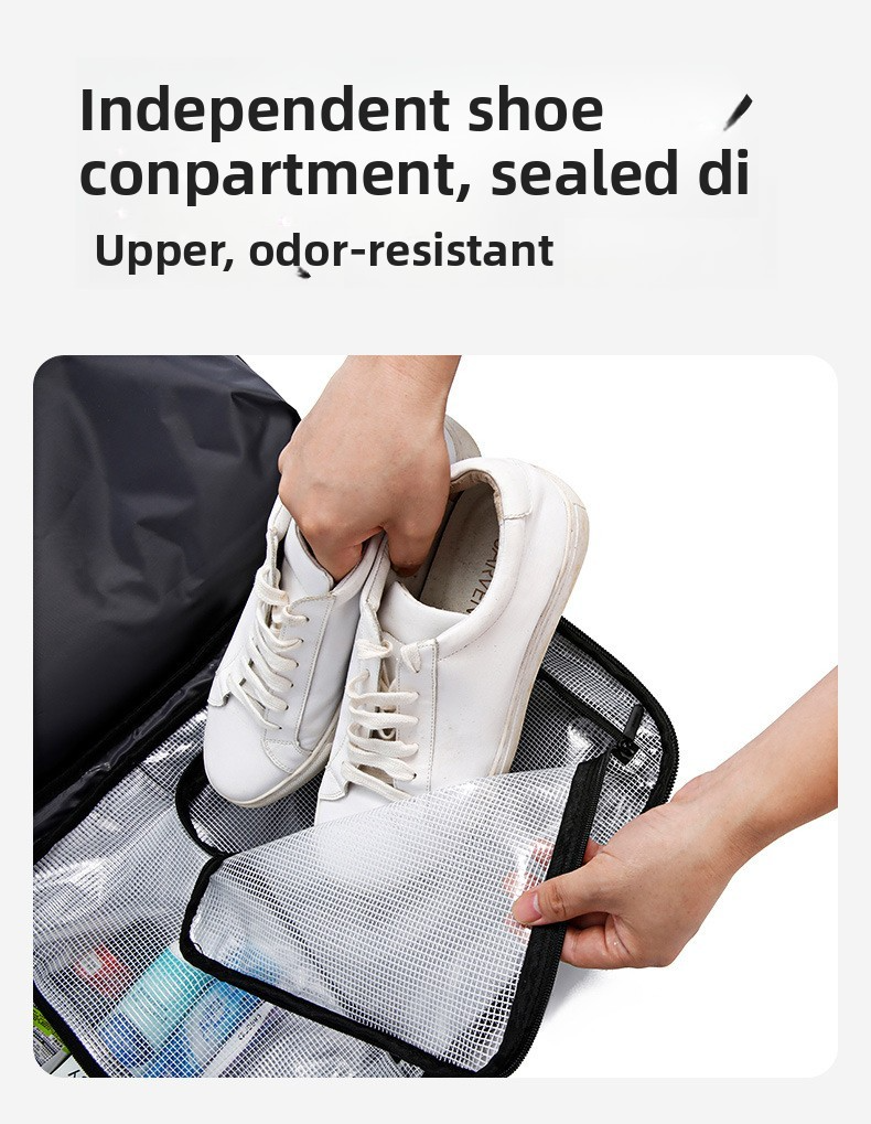 Vacuum Compression Travel Backpack | With Electric Pump to Save Space | 36-55L Water-Resistant Carry-On #TravelHack